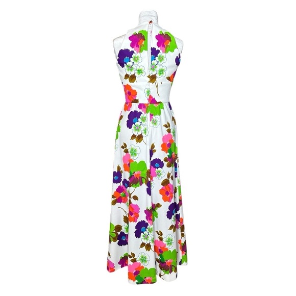 Fred Rothschild Vintage 70’s Floral Maxi Dress. Size-See Measurements - Picture 2 of 6